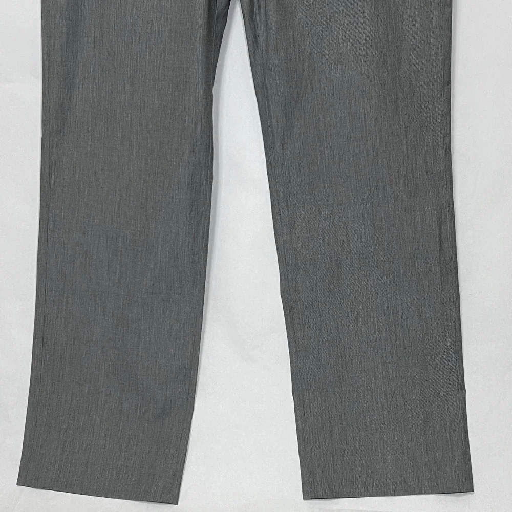 Banana Republic Flat Front Dress Pants Men Size‎ 32x32 Slacks Mid Gray Design